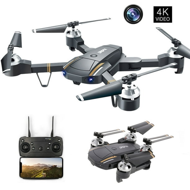 Foldable 2.4G RC Drone X Pro Wifi FPV Wide Angle 30W HD Camera Selfie Quacopter